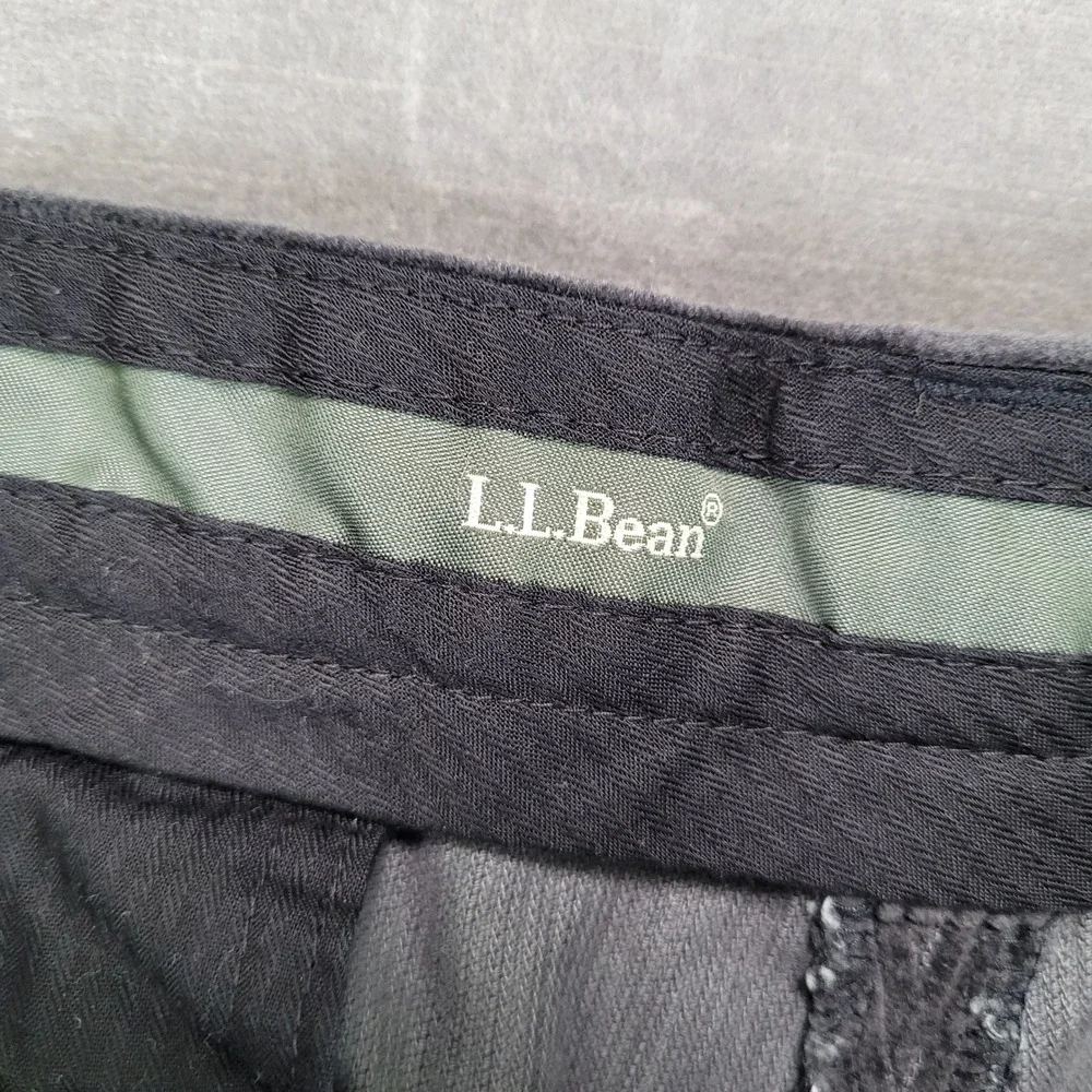 LL Bean Mens Vintage Comfort Waist Corduroy Pants Actual Size 38x33‎ Gray